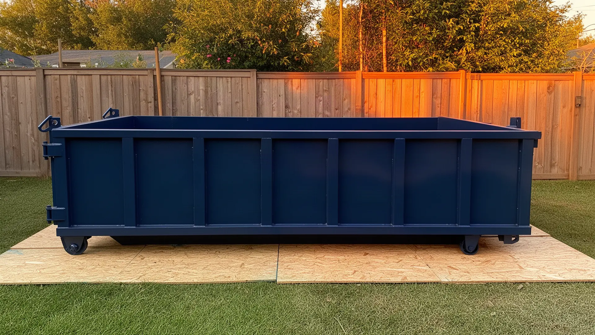 Roll-off dumpster from Ernesto Dumpster Rentals in Watertown, SD
